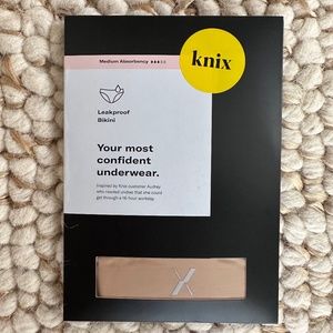 NWT Knix Leakproof Bikini Beige S